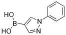 1-Phenylpyrazol-4-boronic acid 구조식 이미지