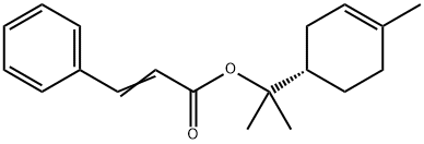 (Z)-1-methyl-1-(4-methyl-3-cyclohexen-1-yl)ethyl cinnamate 구조식 이미지