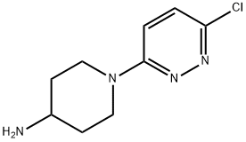 1-(6-chloropyridazin-3-yl)piperidin-4-amine(SALTDATA: 2HCl 1.4H2O) Structure