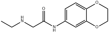 N-2,3-DIHYDRO-1,4-BENZODIOXIN-6-YL-2-(에틸아미노)아세트아미드염산염 구조식 이미지