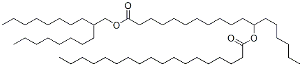 2-octyldecyl 12-[(1-oxooctadecyl)oxy]octadecanoate Structure