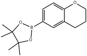 6-(4,4,5,5-Tetramethyl-1,3,2-dioxaborolan-2-yl)chroman, 97% 구조식 이미지