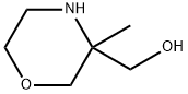 3-hydroxymethyl-3-methyl-morpholine 구조식 이미지