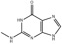 6-HYDROXY-2-METHYLAMINOPURINE Structure