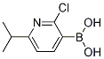 (2-CHLORO-6-ISOPROPYLPYRIDIN-3-YL)BORONIC ACID Structure