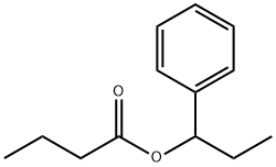 1-phenylpropyl butyrate  Structure