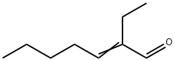 2-Heptenal, 2-ethyl- Structure