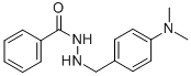 BENZOIC ACID, 2-(p-(DIMETHYLAMINO)BENZYL)HYDRAZIDE Structure