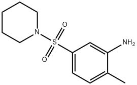 2-METHYL-5-(PIPERIDINE-1-SULFONYL)-PHENYLAMINE Structure