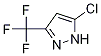3-trifluoromethyl-1H-5-chloropyrazole Structure