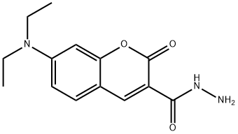 7-(DIETHYLAMINO)COUMARIN-3-CARBOHYDRAZIDE 구조식 이미지