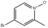 4-bromo-2-methylpyridine 1-oxide Structure