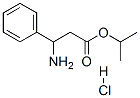 ISOPROPYL 3-AMINO-3-PHENYLPROPANOATE HYDROCHLORIDE Structure