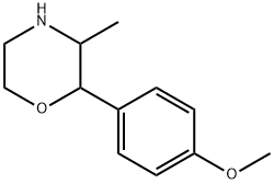 2-(4-메톡시-페닐)-3-메틸-모르폴린 구조식 이미지