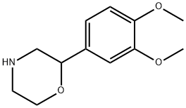 2-(3',4'-DIMETHOXY-PHENYL)MORPHOLINE Structure