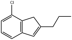 7-CHLORO-2-PROPYL-1H-INDENE Structure