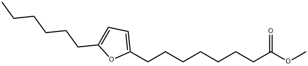 메틸8-(5-헥실-2-푸릴)-옥타노에이트 구조식 이미지