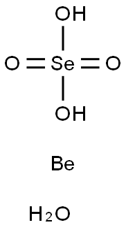 Beryllium selenate tetrahydrate. Structure