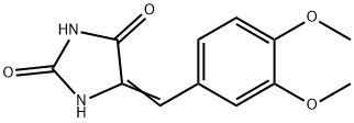 5-(3,4-Dimethoxybenzylidene)hydantoin Structure