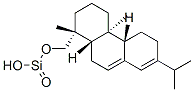 Silicic acid, [[1,2,3,4,4a,4b,5,6,10,10a-decahydro-1,4a-dimethyl-7-(1-methylethyl)-1-phenanthrenyl]methyl] ester, [1R-(1alpha,4abeta,4balpha,10aalpha)]- 구조식 이미지