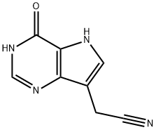 1H-Pyrrolo[3,2-d]pyrimidine-7-acetonitrile,4,5-dihydro-4-oxo-(9CI) Structure