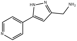 3-(AMinoMethyl)-5-(4-pyridyl)pyrazole 구조식 이미지