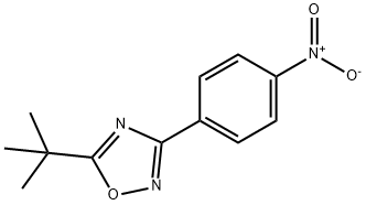 5-tert-부틸-3-(4-니트로페닐)-1,2,4-옥사디아졸 구조식 이미지