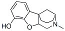 1,3,4,5,6,11a-hexahydro-2-methyl-2H-3,6a-methanobenzofuro(2,3-c)azocin-10-ol 구조식 이미지