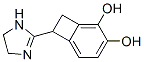 Bicyclo[4.2.0]octa-1,3,5-triene-2,3-diol, 7-(4,5-dihydro-1H-imidazol-2-yl)- (9CI) 구조식 이미지