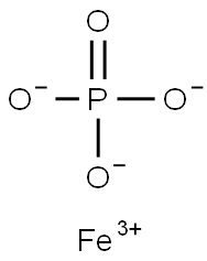 Ferric phosphate 구조식 이미지