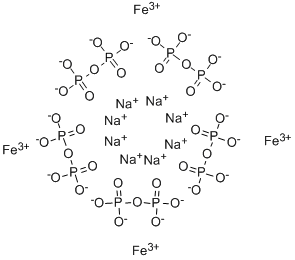 iron sodium diphosphate Structure