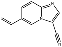 이미다조[1,2-a]피리딘-3-카보니트릴,6-에테닐- 구조식 이미지