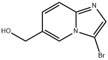 이미다조[1,2-a]피리딘-6-메탄올,3-브로모- 구조식 이미지