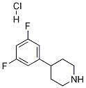 4-(3,5-디플루오로페닐)피페리딘HCL 구조식 이미지