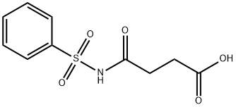 SUCCINIC ACID-MONO-N-PHENYLSULFONYLAMIDE
 Structure