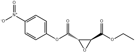 ETHYL-(2S,3S)-(P-NITROPHENYL)-OXIRANE-2,3-DICARBOXYLATE Structure