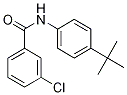 N-(4-tert-Butylphenyl)-3-chlorobenzaMide, 97% Structure