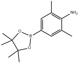 2,6-Dimethyl-4-(4,4,5,5-tetramethyl-1,3,2-dioxaborolan-2-yl)aniline 구조식 이미지