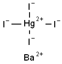 바륨 테트라아이오도머큐레이트(II) 구조식 이미지