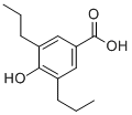 4-hydroxy-3,5-dipropyl-benzoic acid Structure