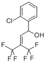 1-(o-Chlorophenyl)-4,4,4-trifluoro-3-(trifluoromethyl)-2-buten-1-ol Structure