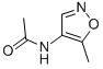 N-(5-METHYL-4-ISOXAZOLYL)아세트아미드 구조식 이미지