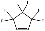 1H,2H-HEXAFLUOROCYCLOPENTENE Structure