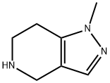 1H-피라졸로[4,3-C]피리딘,4,5,6,7-TETRAHYDRO-1-METHYL- 구조식 이미지