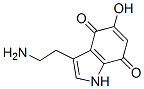 1H-Indole-4,7-dione, 3-(2-aminoethyl)-5-hydroxy- (9CI) 구조식 이미지