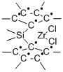 Dimethylsilylbis(tetramethylcyclopentadienyl)zirconium dichloride  Structure