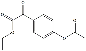 ETHYL 4-ACETOXYBENZOYLFORMATE Structure