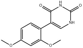 5-(2,4-DIMETHOXY-PHENYL)-1H-PYRIMIDINE-2,4-DIONE 구조식 이미지