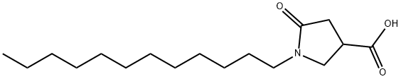 1-dodecyl-5-oxopyrrolidine-3-carboxylic acid Structure