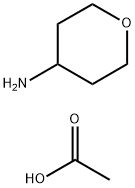 4-Aminotetrahydro-2H-pyran acetate 구조식 이미지